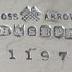 Round Silver Plated Tray - William Hutton & Sons. Round Silver Plated Tray - William Hutton & Sons.