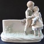 Oval Bowl with children - Amphora Oval Bowl with children - Amphora