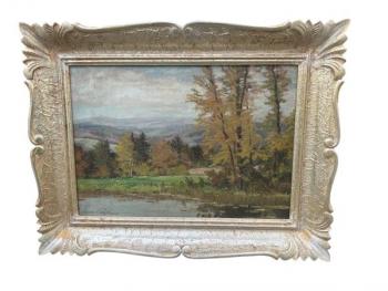 Landscape - plywood - Otakar Hůrka - 1930 Landscape - plywood - Otakar Hůrka - 1930