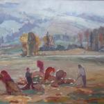 Marysa Neubertova - Binding grain into sheaves Marysa Neubertova - Binding grain into sheaves