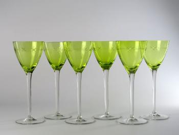 Set of 6 wine goblets Set of 6 wine goblets
