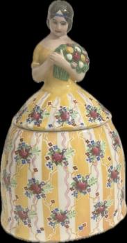 Box - painted porcelain - 1930 Box - painted porcelain - 1930