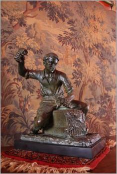 Sculpture - patinated metal - 1930 Sculpture - patinated metal - 1930