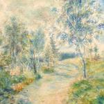 Janecek - Stream and birch Janecek - Stream and birch