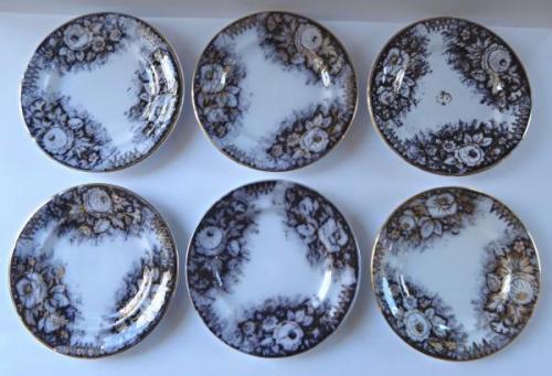 Six small plates - A. Nowotny, Altrohlau Six small plates - A. Nowotny, Altrohlau