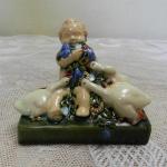 Ceramic Figurine - Child - ceramics - Jan Lichtág, podle figurek od Powolnyho / V.D.K. Bechyně - 1920 Ceramic Figurine - Child - ceramics - Jan Lichtág, podle figurek od Powolnyho / V.D.K. Bechyně - 1920