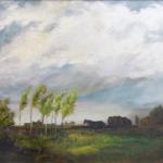 Rolin Viktor - Landscape before the storm with a c Rolin Viktor - Landscape before the storm with a c