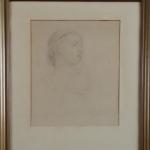 Vladimir Stribrny - The sketch of the girl from th Vladimir Stribrny - The sketch of the girl from th