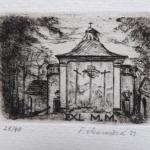 Five exlibris - Vychodilova, Benes, Valenta, Mares Five exlibris - Vychodilova, Benes, Valenta, Mares