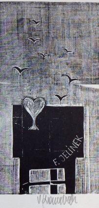 Vladimir Komarek - Ex libris von F. Jelinek Vladimir Komarek - Ex libris von F. Jelinek