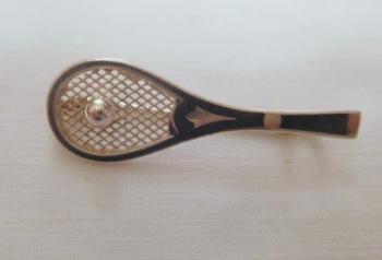 Silver brooch - chiseled silver - 1930 Silver brooch - chiseled silver - 1930