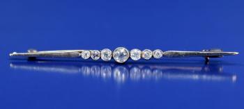 Gold art deco diamonds brooch Gold art deco diamonds brooch