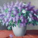 Frantisek Xaver Diblik - Lilacs in a vase Frantisek Xaver Diblik - Lilacs in a vase