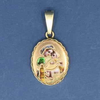 Gold pendand - Our Lady Gold pendand - Our Lady