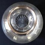 Glass vase, with cut star and silver neck - Vienna Glass vase, with cut star and silver neck - Vienna