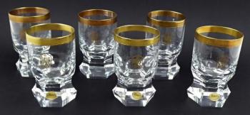 Glasses - cut glass - 1970 Glasses - cut glass - 1970