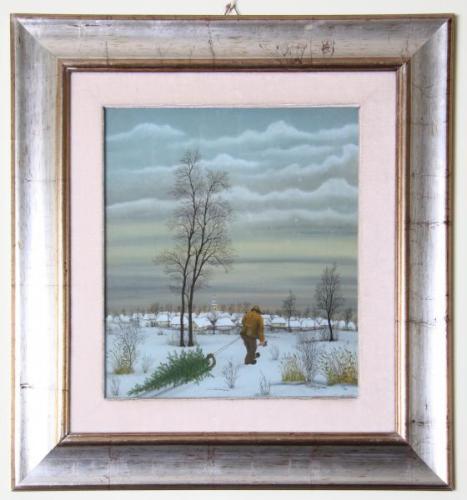 Winter Landscape - Tomo Kralj Tona - 1985 Winter Landscape - Tomo Kralj Tona - 1985