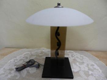Lamp - metal, glass - 1970 Lamp - metal, glass - 1970