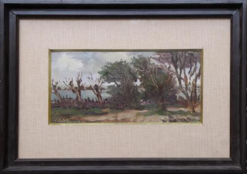 Painting - cardboard - Láďa Ehrlich - 1940 Painting - cardboard - Láďa Ehrlich - 1940