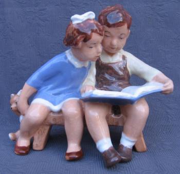 Ceramic Figurine - Child - 1950 Ceramic Figurine - Child - 1950