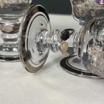 Set of stemmed glasses – 6 pcs / Nový Bor, 1960 Set of stemmed glasses – 6 pcs / Nový Bor, 1960