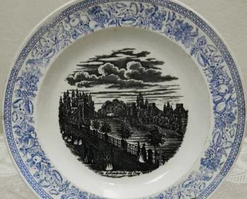 Ceramic Plate - stoneware - A. Nowotny Altrohlau, Bohemia - 1840 Ceramic Plate - stoneware - A. Nowotny Altrohlau, Bohemia - 1840