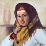 Viktor Voroncov - Russian woman in scarf Viktor Voroncov - Russian woman in scarf