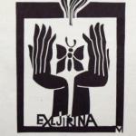 Miroslav Houra - 4x Ex libris, 1x color linocut  Miroslav Houra - 4x Ex libris, 1x color linocut