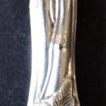 Five smaller silver knives - Biedermeier Five smaller silver knives - Biedermeier