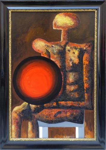 Painting - cardboard - Rudolf Krivo - 2012 Painting - cardboard - Rudolf Krivo - 2012