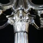 Silver Candelabra - silver - Gebrüder Deyhle, Schwäbisch Gmünd, Nìmecko - 1880 Silver Candelabra - silver - Gebrüder Deyhle, Schwäbisch Gmünd, Nìmecko - 1880