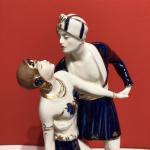 Royal Dux, Oriental Dance Couple Royal Dux, Oriental Dance Couple