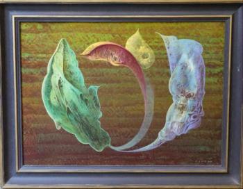 Abstract Composition - cardboard - Josef Istler - 1978 Abstract Composition - cardboard - Josef Istler - 1978