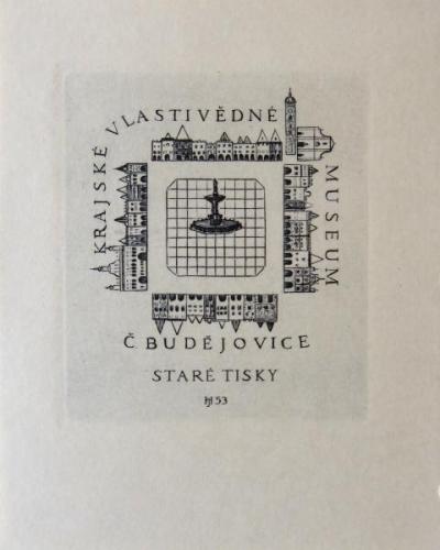 Jan Halla - Ex libris Regional Museum of National  Jan Halla - Ex libris Regional Museum of National