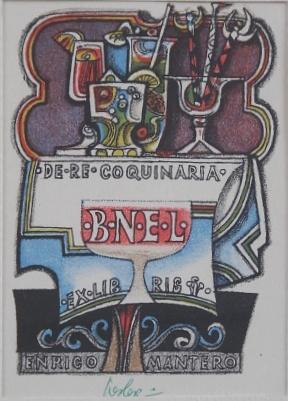 Josef Liesler - Exlibris (Enrico Mantero) Josef Liesler - Exlibris (Enrico Mantero)