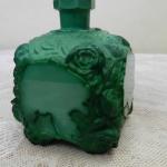 Flacon - Malachite - Ingrid, Curt Schlevogt, Bohemia - 1930 Flacon - Malachite - Ingrid, Curt Schlevogt, Bohemia - 1930