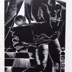 Nadezda Synecka - Three woodcuts, two color lithog Nadezda Synecka - Three woodcuts, two color lithog