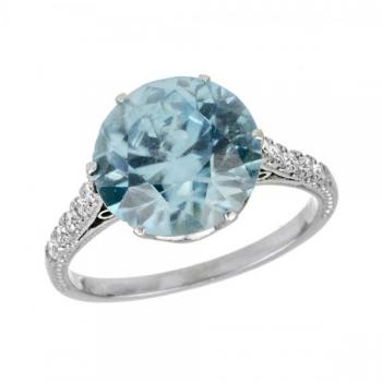 Platinum Ring - platinum, brilliant cut diamond - 1940 Platinum Ring - platinum, brilliant cut diamond - 1940