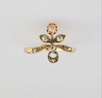 Ring - gold, diamond - 1910 Ring - gold, diamond - 1910