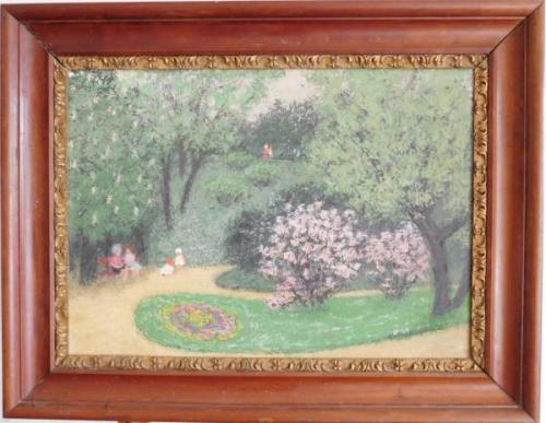 Spring Landscape - Jarmila Guttenbergrová - 1940 Spring Landscape - Jarmila Guttenbergrová - 1940