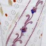 Glass with coloured enamel strip Glass with coloured enamel strip