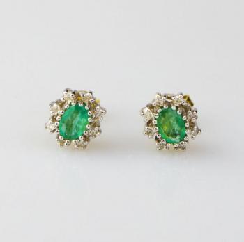Earrings - gold, diamond - 1995 Earrings - gold, diamond - 1995