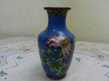 Vase - metal, enamel - 1930 Vase - metal, enamel - 1930