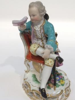 Porcelain Man Figurine - Míšeň - 1880 Porcelain Man Figurine - Míšeň - 1880