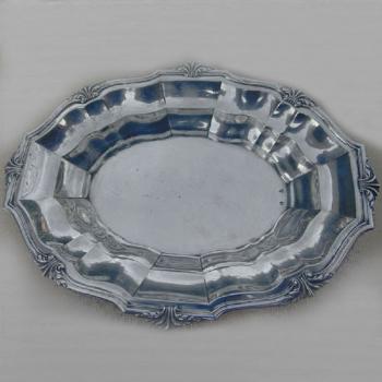 Silver Pedestal Bowl - 1880 Silver Pedestal Bowl - 1880