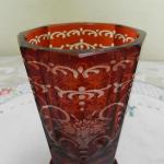 Glass - glass, ruby glass - 1875 Glass - glass, ruby glass - 1875