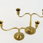 Pair of Candelabra - brass - Karl Hagenauer - 1935 Pair of Candelabra - brass - Karl Hagenauer - 1935