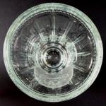 Two glasses of pressed and mat glass,with roses Two glasses of pressed and mat glass,with roses