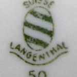 Mocca cup with golden scrolls - Langenthal, Switze Mocca cup with golden scrolls - Langenthal, Switze