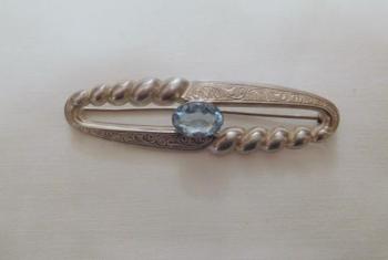 Brooch - hammered silver - 1930 Brooch - hammered silver - 1930
